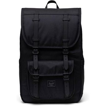AKSZRI Mid-Volume Canvas Backpack with Signature Stripes - Casual Daily Use