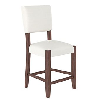 Merax Mid Century Modern Bar Stools Set of 2, 40.4" Counter Stools with Back