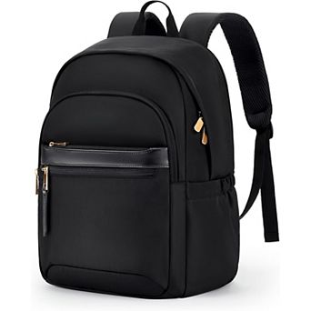 AKSZRIWomen's 15.6" Laptop Backpack with USB Port, Water-Resistant for College, Work & Daily