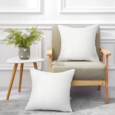 Great Ambitions18x18 Pillow (Set of 2)Inserts Square Decorative Pillows for Sofa,Bed and Home Decor