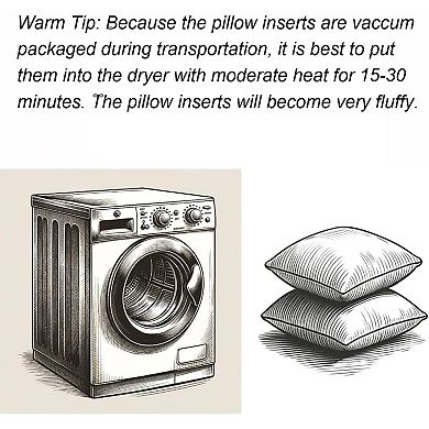 Great Ambitions 18 x 18 inches Pillow Inserts, Set of 4 Cushion Throw Pillow