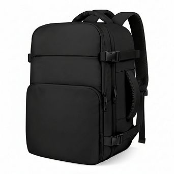 AKSZRI Friendly 15.6" Travel Backpack - Flight Approved Personal Item for Business & Weekender
