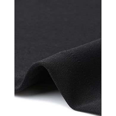 Women's Plus Size Blazers Short Sleeve Notched Lapel Double Breasted Work Office Suit Jacket Blazer