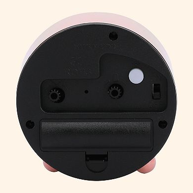 Cute Alarm Clock, Non-Tick Movement, with Spherical Base, Lovely Animal Patterns 3.1"x1.9"x3.3"