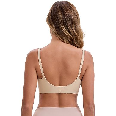 Women's Deep V-Neck Wireless Everyday Bras Adjustable Spaghetti Straps Push-Up Seamless Lingerie