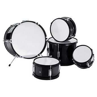 Kids Drum Set 5 pc Beginner Full Drum Kit with Stool and Cymbals