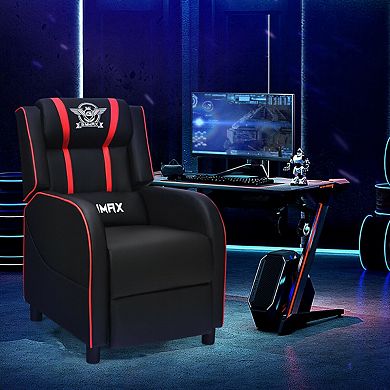 Massage Racing Gaming Single Recliner Chair
