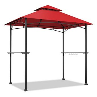 8 x 5 Foot Outdoor Grill Gazebo Canopy Tent Shelter