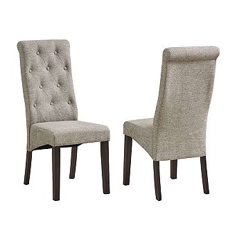 Kings Brand Furniture Modern design Set of 2 Dining Chairs