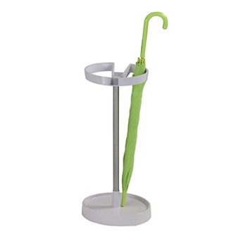 Contemporary Round Umbrella Stand with Dual Compartment