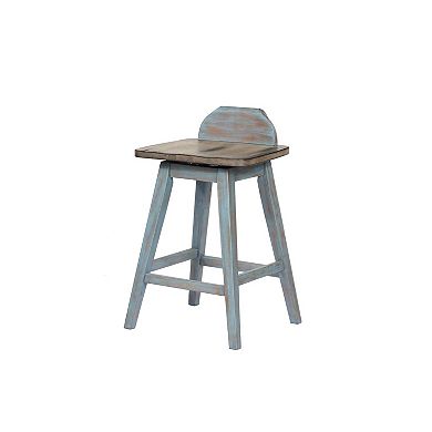 Kings Brand Furniture Set of 2 Counter Stools and Solid wood Seat
