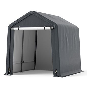 8 x 6.5 Foot Portable Motorcycle Storage Shelter