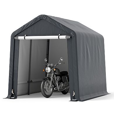 8 x 6.5 Foot Portable Motorcycle Storage Shelter