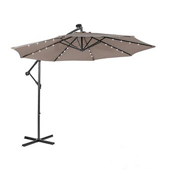 10 Feet Patio Cantilever Umbrella with Tilting System