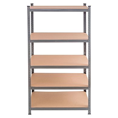 71 Inch Heavy Duty Steel Adjustable 5 Level Storage Shelves