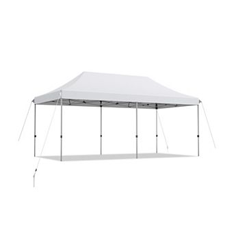 10 x 20 Foot Heavy Duty Folding Sun Shelter with Carry Bag