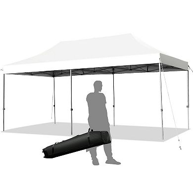 10 x 20 Foot Heavy Duty Folding Sun Shelter with Carry Bag