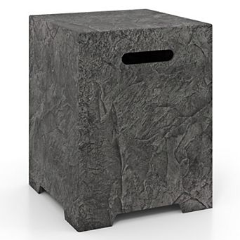 Propane Tank Cover Table Outdoor Gas Tank Storage Hideaway Cover