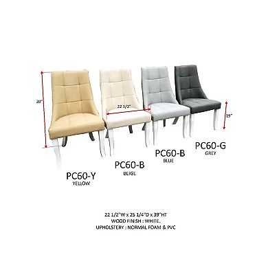 Kings Brand Furniture Modern design Set of 2 Dining Chairs
