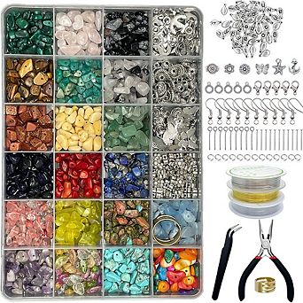 1587 pc Jewelry Making Kit with Beads Tools