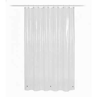 Clear Waterproof Shower Curtain Liner with Magnets 72x72
