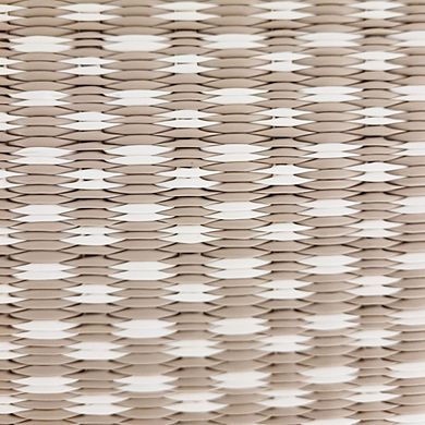 Basic Sand and White Rug