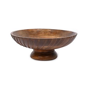 Mango Wood Hand Carved Decorative Bowl
