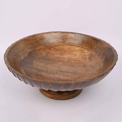 Mango Wood Hand Carved Decorative Bowl