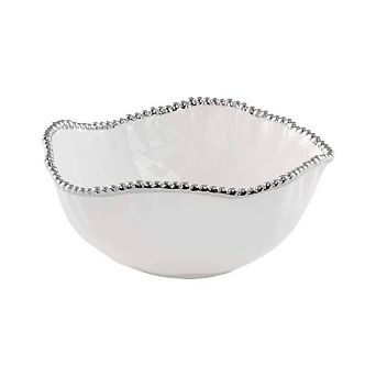 Salerno Porcelain Large Salad Decorative Bowl