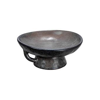 Stoneware Decorative Bowl With Reactive Glaze