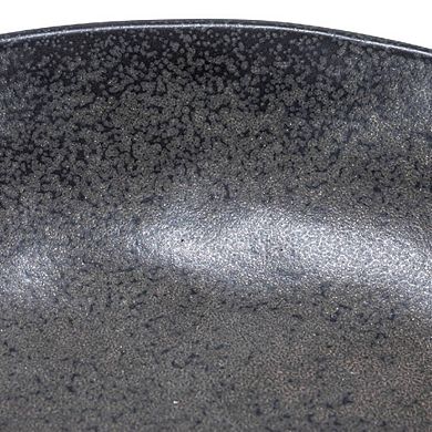 Stoneware Decorative Bowl With Reactive Glaze