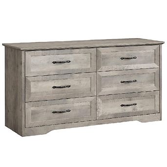 Modern 6-Drawer Dresser, Clothing Organizer for Bedroom or Closet Storage