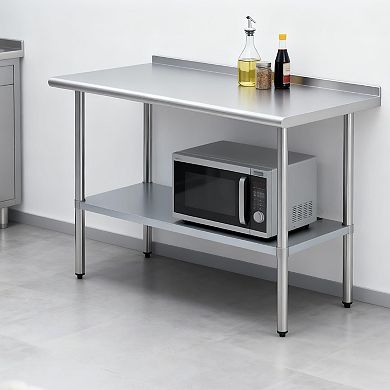Stainless Steel Prep Table 24x48 Inch