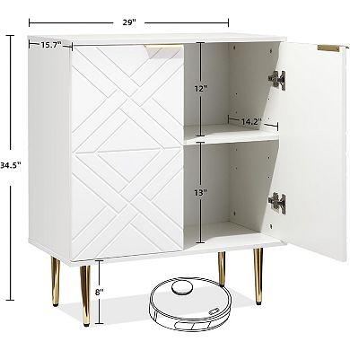 Storage Cabinet with 2 Doors