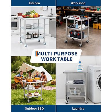 Stainless Steel Prep Table 30x24 Inch