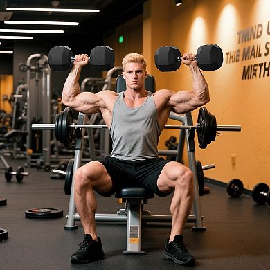 Dumbbell Set of 2, Exercises Fitness Free Weights Dumbbells Set, Hand Weight for Strength Training