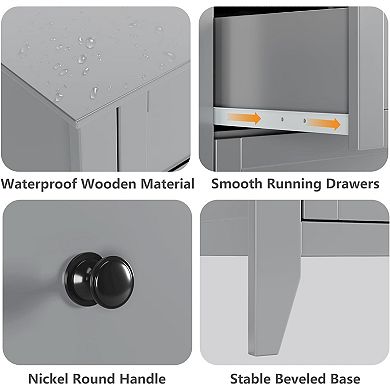 IDEALHOUSE Modern 7-Drawer Dresser with Deep Storage