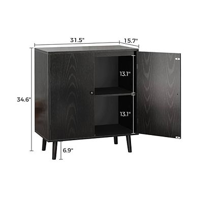 2-Doors Buffet Storage Sideboard Cabinet