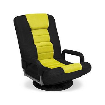 Adjustable Backrest Swivel Floor Chair