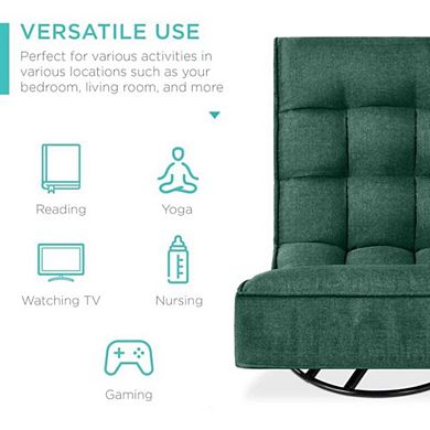 RECLINING FOLDING FLOOR GAMING CHAIR