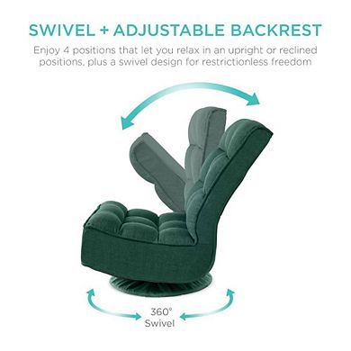 RECLINING FOLDING FLOOR GAMING CHAIR