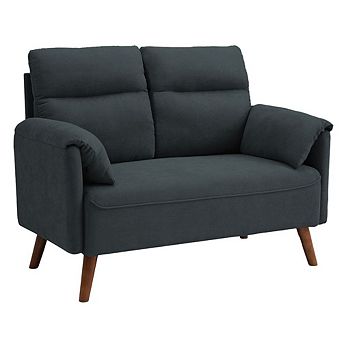 Modern Snuggle Sofa With High Backrest