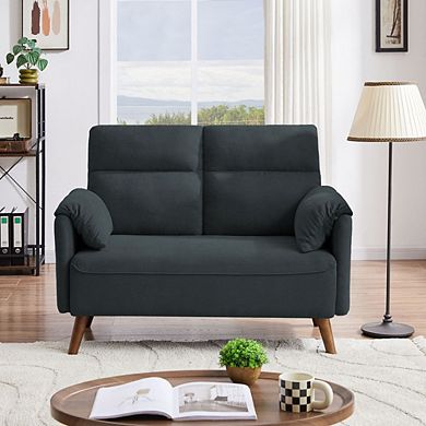 Modern Snuggle Sofa With High Backrest