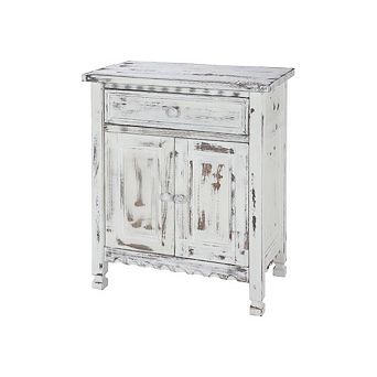 Rustic Cottage White Sideboard Cabinet