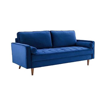 Valour Navy Velvet Snuggle Sofa