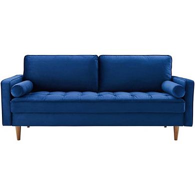 Valour Navy Velvet Snuggle Sofa