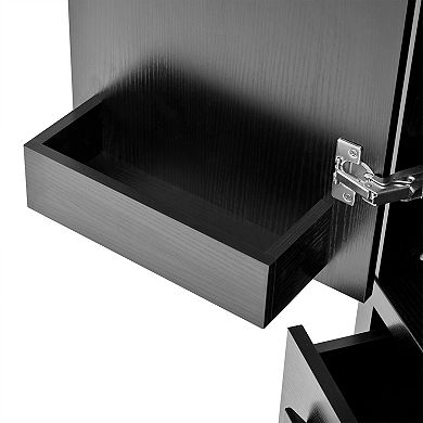 Modern Pantry Cabinet with Adjustable Shelves and Soft-Close Hinges by Christopher Knight Home