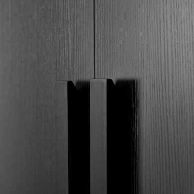 Modern Pantry Cabinet with Adjustable Shelves and Soft-Close Hinges by Christopher Knight Home