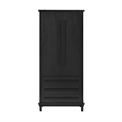 Modern Pantry Cabinet with Adjustable Shelves and Soft-Close Hinges by Christopher Knight Home