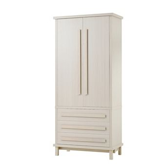 Modern Pantry Cabinet with Adjustable Shelves and Soft-Close Hinges by Christopher Knight Home